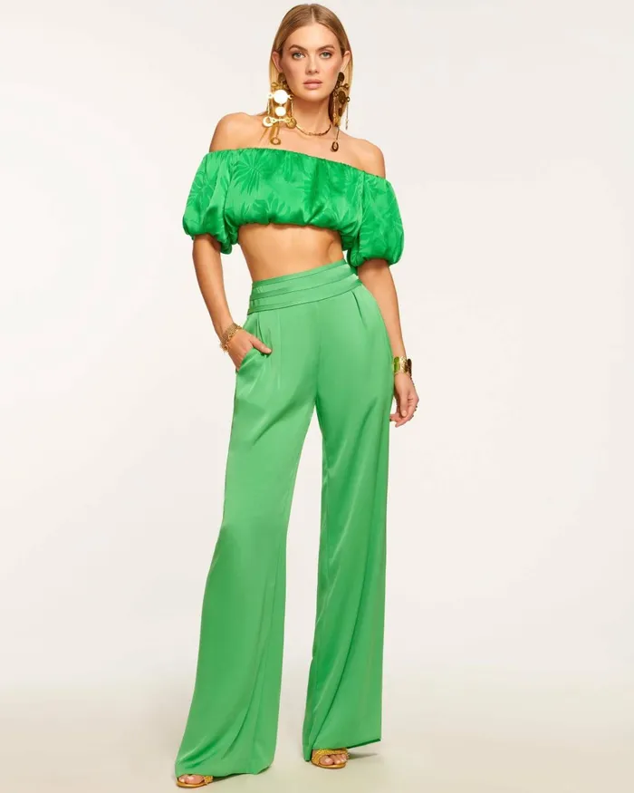 Women Joss Wide Leg Pant Ivory Ramy Brook Pants Women Joss Wide Leg Pant Ivory Ramy Brook Pants