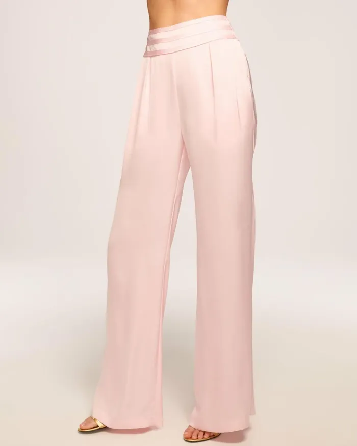 Women Joss Wide Leg Pant Ivory Ramy Brook Pants Women Joss Wide Leg Pant Ivory Ramy Brook Pants