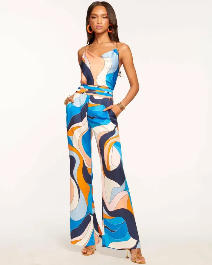 Women Joss Wide Leg Pant Ivory Ramy Brook Pants Women Joss Wide Leg Pant Ivory Ramy Brook Pants