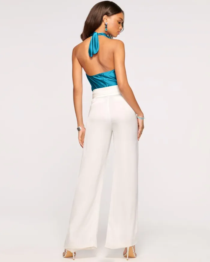 Women Joss Wide Leg Pant Ivory Ramy Brook Pants Women Joss Wide Leg Pant Ivory Ramy Brook Pants