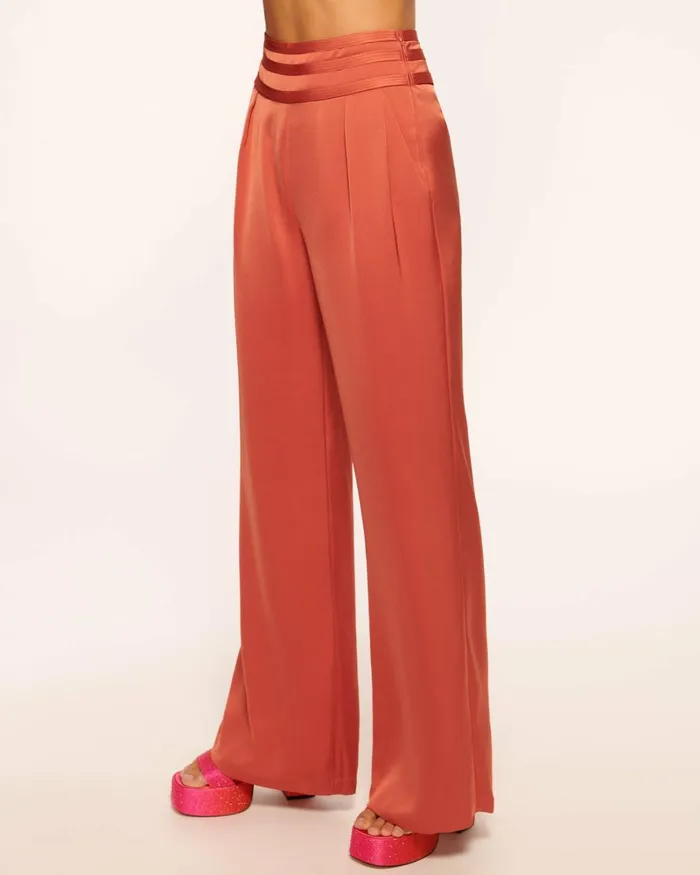 Women Joss Wide Leg Pant Ivory Ramy Brook Pants Women Joss Wide Leg Pant Ivory Ramy Brook Pants