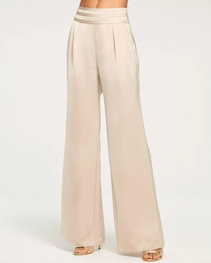 Women Joss Wide Leg Pant Ivory Ramy Brook Pants Women Joss Wide Leg Pant Ivory Ramy Brook Pants