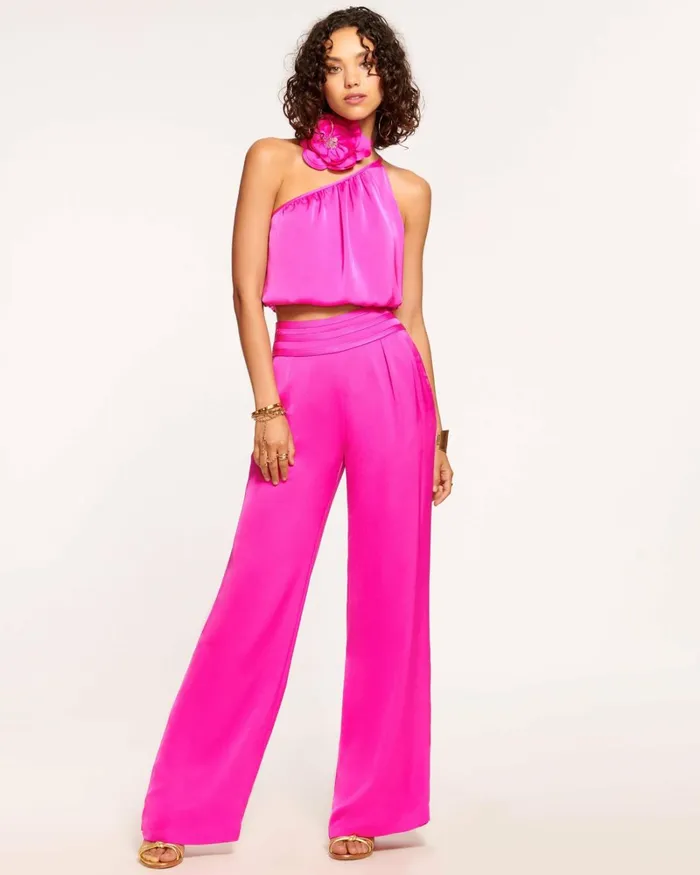 Women Joss Wide Leg Pant Ivory Ramy Brook Pants Women Joss Wide Leg Pant Ivory Ramy Brook Pants