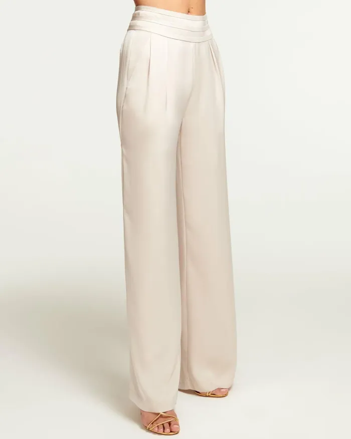 Women Joss Wide Leg Pant Ivory Ramy Brook Pants Women Joss Wide Leg Pant Ivory Ramy Brook Pants