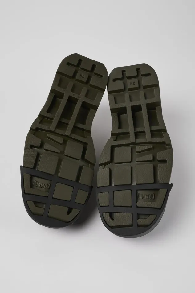 Women Junction Green Nubuck Wallabee Camper Formal Shoes Women Junction Green Nubuck Wallabee Camper Formal Shoes