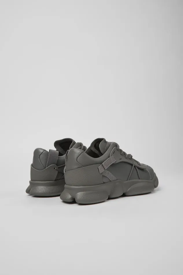 Women Karst Gray Leather And Textile Sneakers Camper Sneakers Women Karst Gray Leather And Textile Sneakers Camper Sneakers