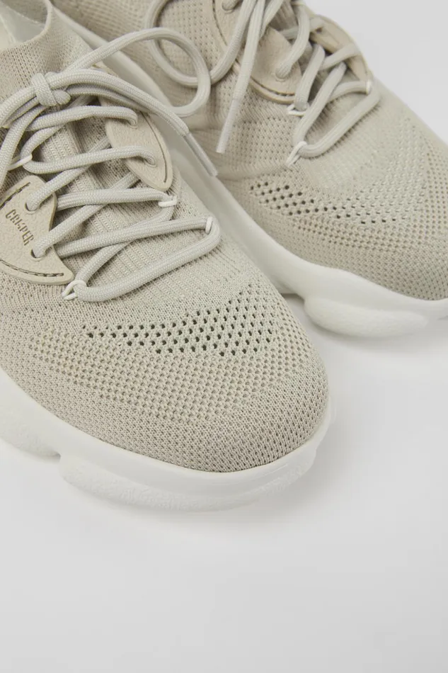 Women Karst Gray Textile Sneakers Camper Sneakers