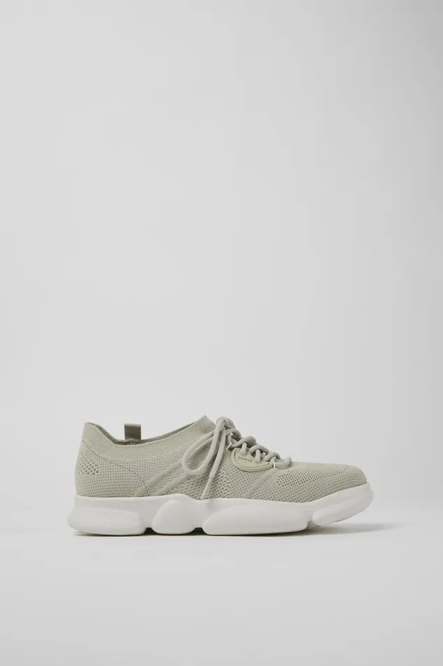 Women Karst Gray Textile Sneakers Camper Sneakers