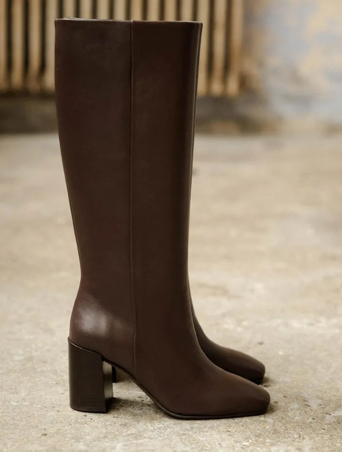 Women Knee High Boots Bobbies Hisa Ristretto