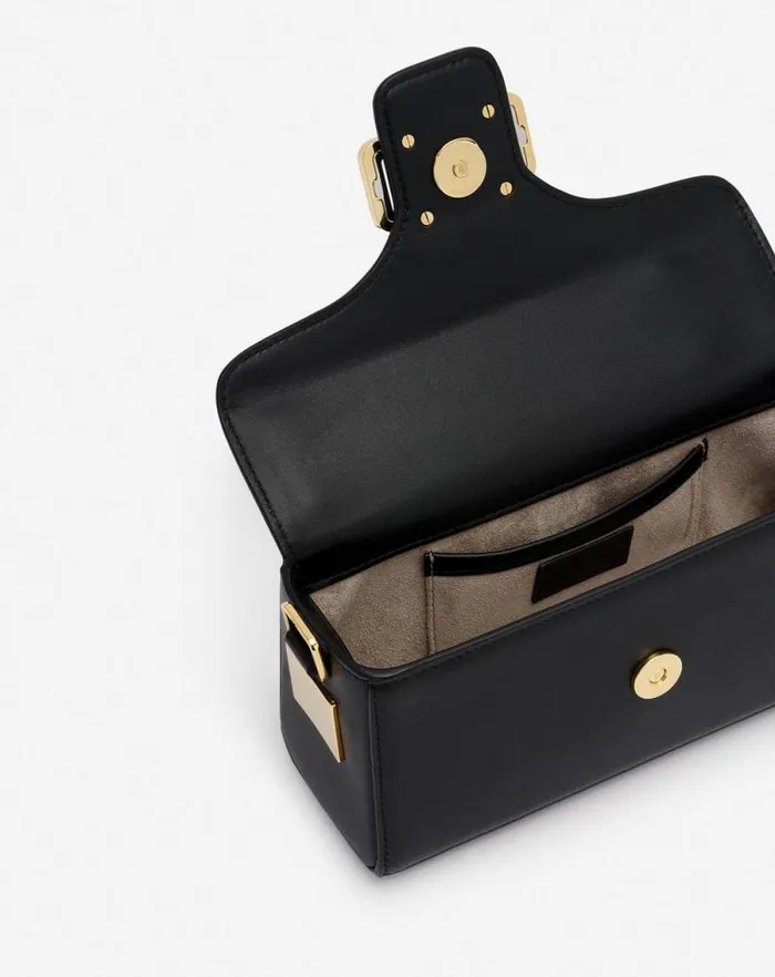 Women Lanvin Crossbody Bags and Shoulder Bags Nano Pencil Cat Bag In Leather And Rhinestone Black Women Lanvin Crossbody Bags and Shoulder Bags Nano Pencil Cat Bag In Leather And Rhinestone Black