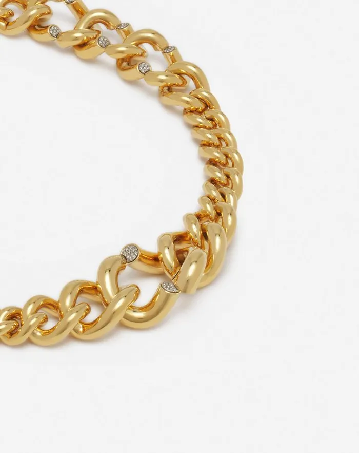 Women Lanvin Jewelry Squence Chain Brass Necklace Goldsilver Women Lanvin Jewelry Squence Chain Brass Necklace Goldsilver