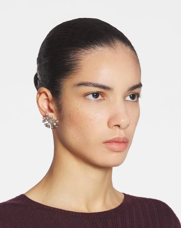 Women Lanvin Jewelry Traviata By Lanvin Earrings Silvercrystal Women Lanvin Jewelry Traviata By Lanvin Earrings Silvercrystal