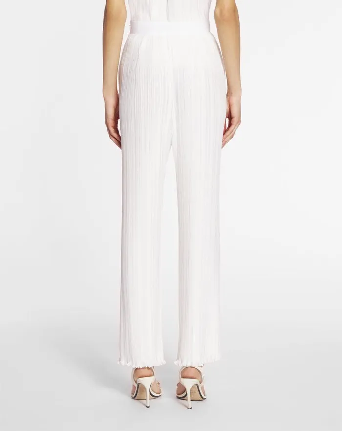 Women Lanvin Pants Pleated Pants Off White Women Lanvin Pants Pleated Pants Off White