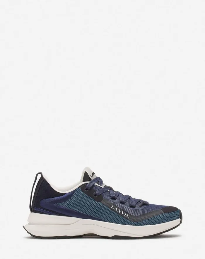 Women Lanvin Sneakers Li Mesh Sneakers Petrolecru