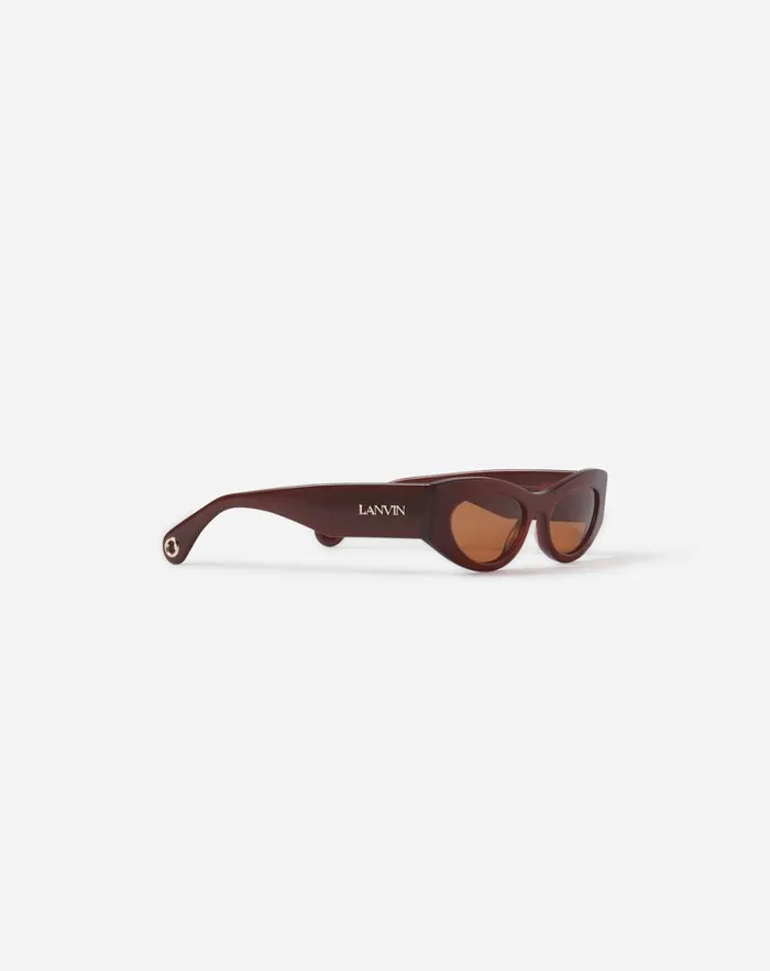 Women Lanvin Sunglasses Lanvin Logo Sunglasses Browncherry Women Lanvin Sunglasses Lanvin Logo Sunglasses Browncherry