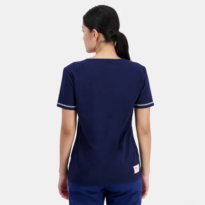 Women Le Coq Sportif Tshirts Polos Shirts And Tops Paris 2024 TShirt Women Le Coq Sportif Tshirts Polos Shirts And Tops Paris 2024 TShirt