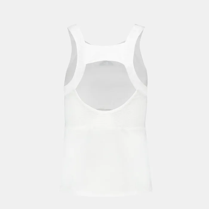 Women Le Coq Sportif Tshirts Polos Shirts And Tops Performance Tennis Tank Top New Optical White