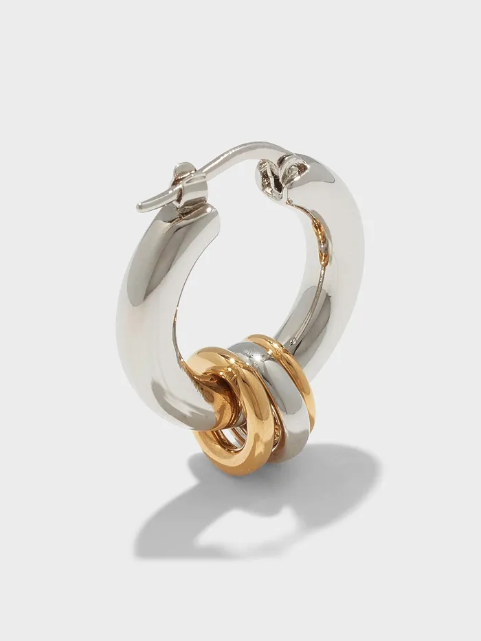 Women Lenny PalladiumPlated Hoop Earrings Aeyde Earrings