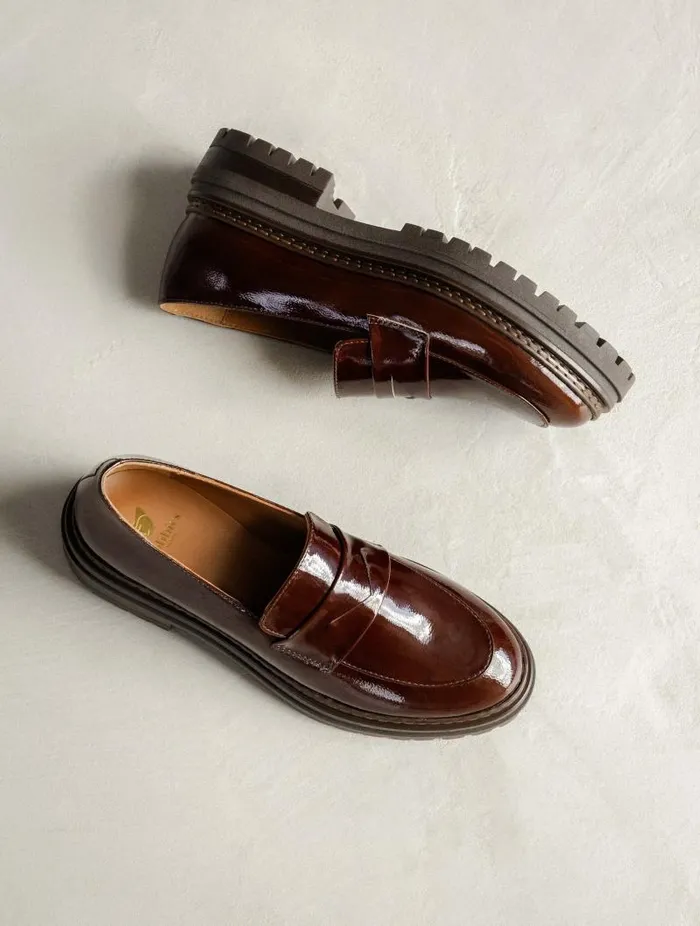 Women Loafers and Derbies Bobbies Amalia Ganache