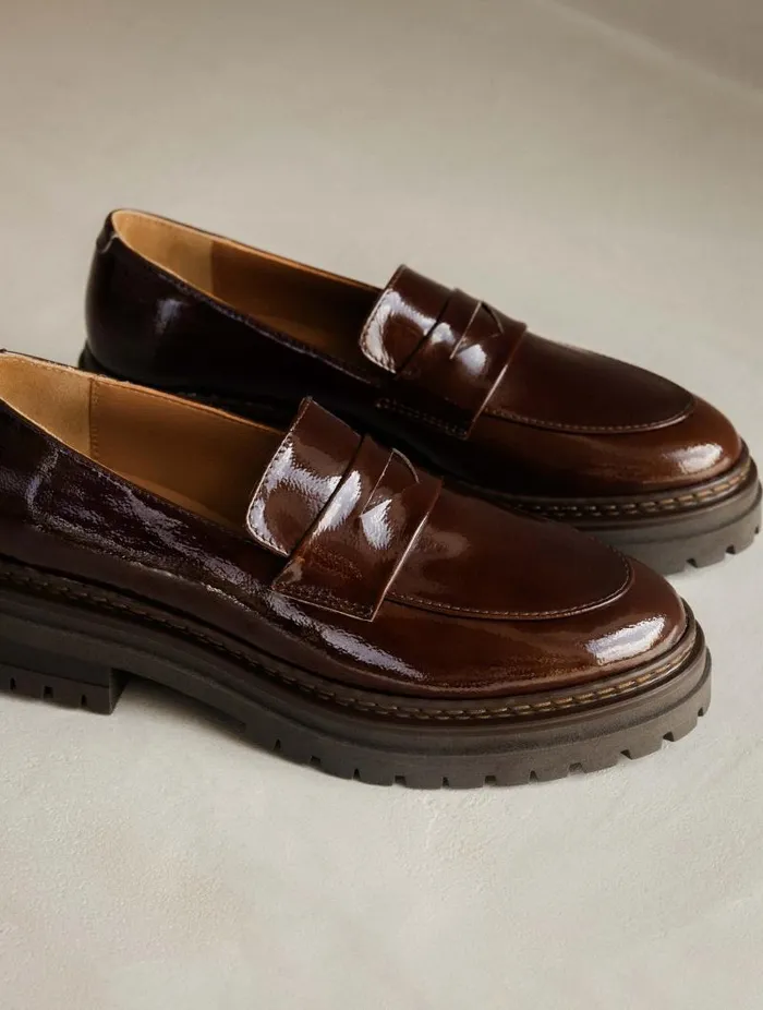 Women Loafers and Derbies Bobbies Amalia Ganache Women Loafers and Derbies Bobbies Amalia Ganache