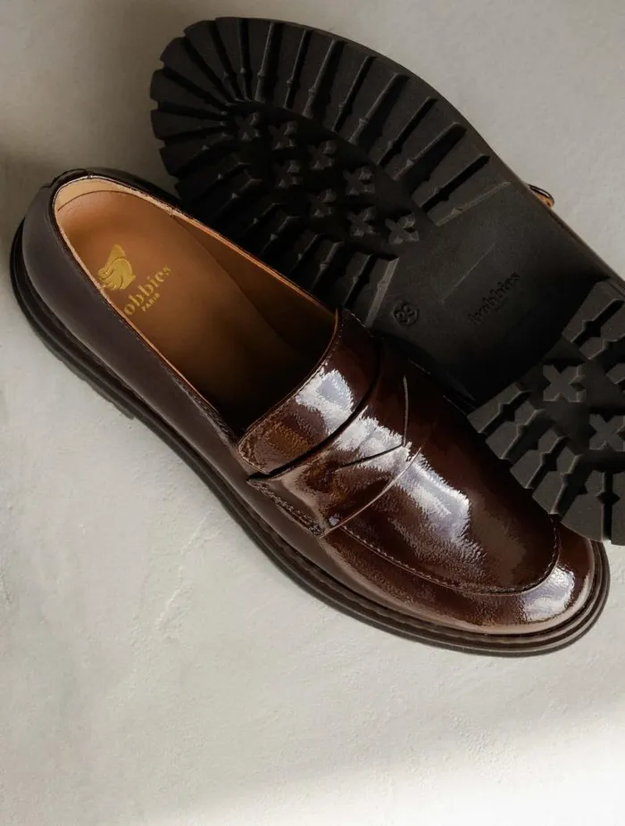 Women Loafers and Derbies Bobbies Amalia Ganache Women Loafers and Derbies Bobbies Amalia Ganache