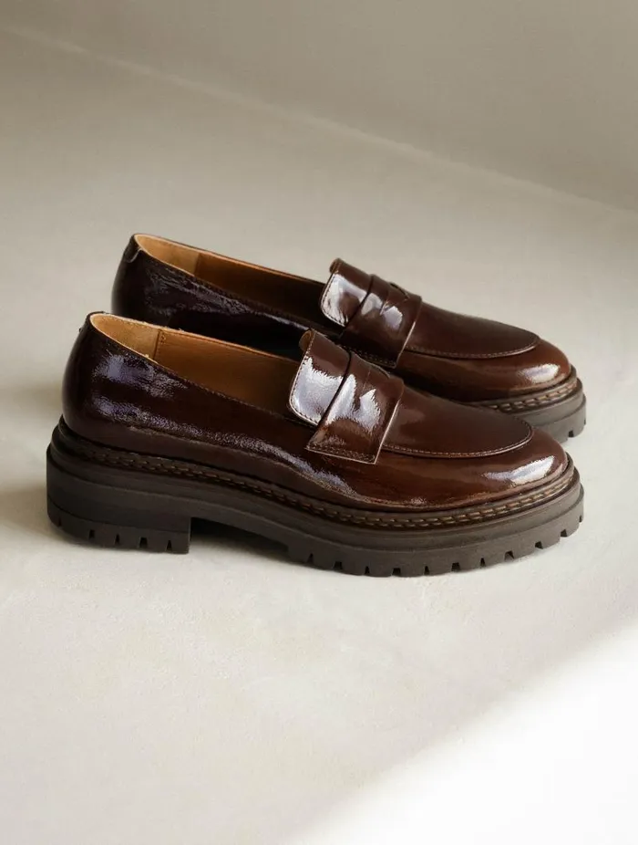 Women Loafers and Derbies Bobbies Amalia Ganache Women Loafers and Derbies Bobbies Amalia Ganache