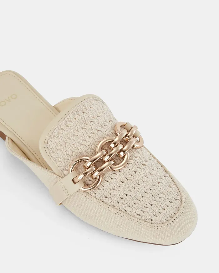 Women Loafers NOVO Shoes CARTA BEIGE Slip Ons
