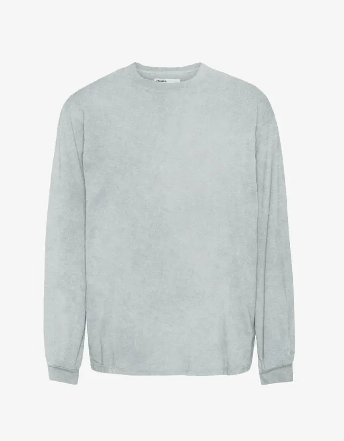 Women Long Sleeve Tops Colorful Standard Oversized Organic LS TShirt Faded Grey Women Long Sleeve Tops Colorful Standard Oversized Organic LS TShirt Faded Grey