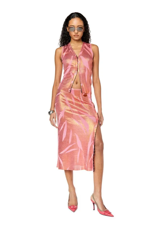 Women MArciana Pinkorange Diesel Skirts