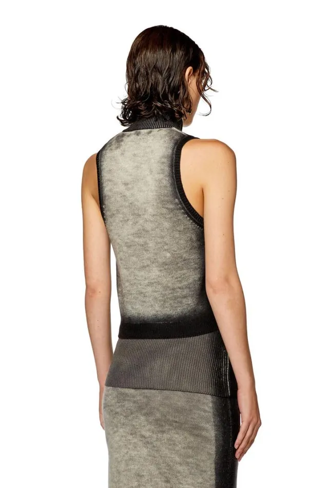 Women MIonio Grey Diesel Knitwear