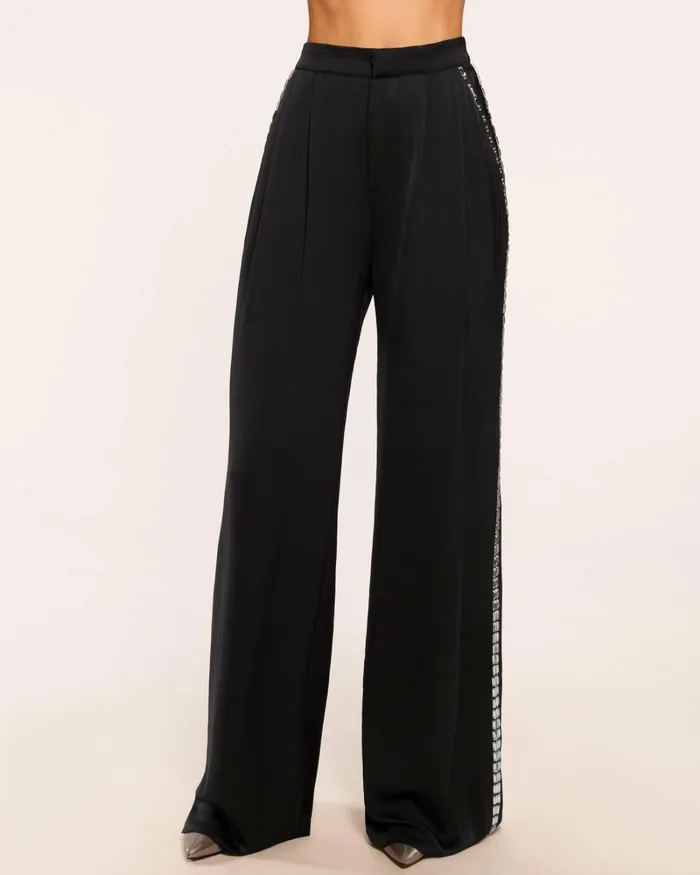 Women Madilynn Embellished Pant Black Ramy Brook Pants Women Madilynn Embellished Pant Black Ramy Brook Pants