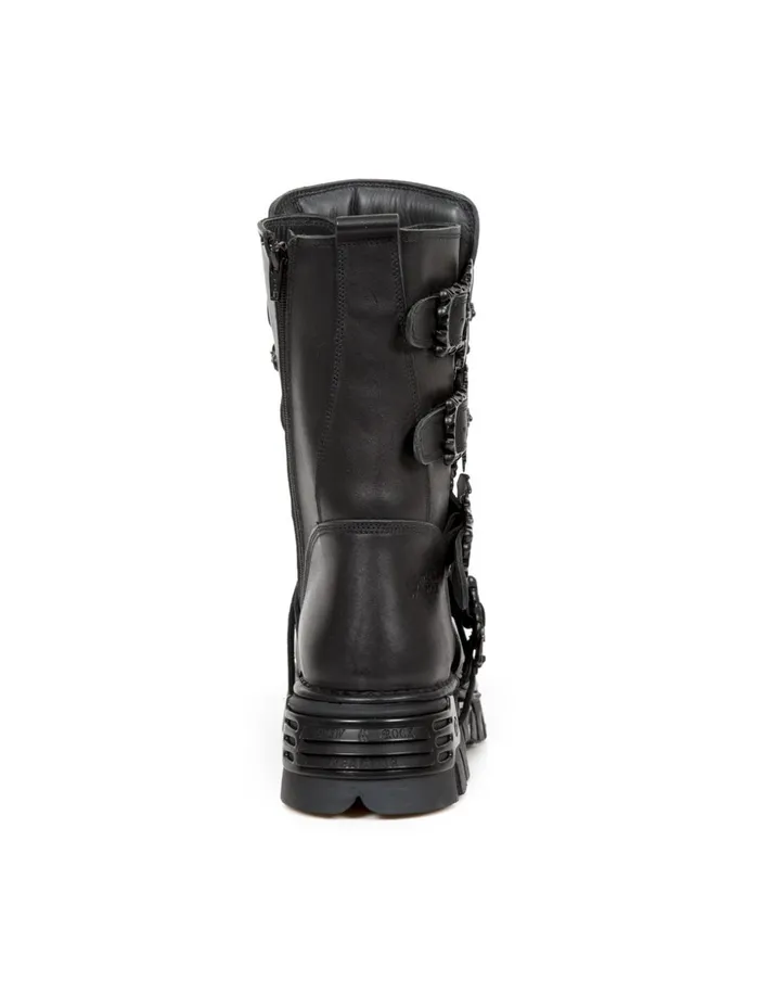 WomenMen Ankle Boot Metallic M1520C2 New Rock Boots WomenMen Ankle Boot Metallic M1520C2 New Rock Boots