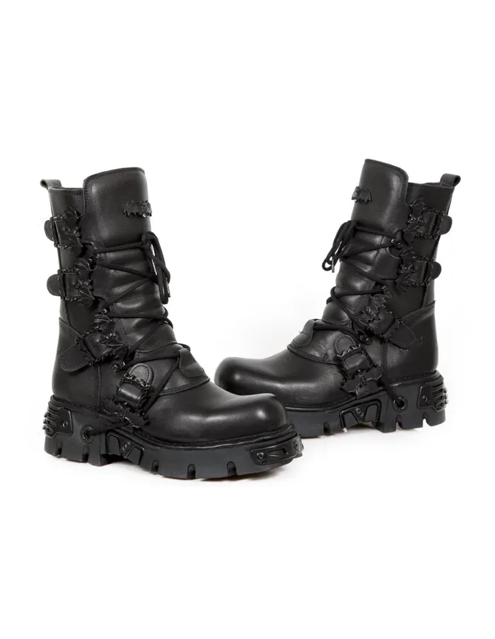 WomenMen Ankle Boot Metallic M1520C2 New Rock Boots WomenMen Ankle Boot Metallic M1520C2 New Rock Boots