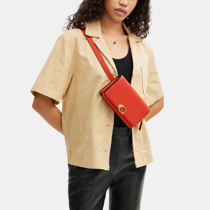 WomenMen Belt Bags Coach Bandit Belt Bag Brasssun Orange