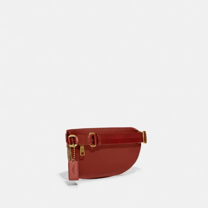 WomenMen Belt Bags Coach Bethany Belt Bag In Signature Canvas Brasstanrust