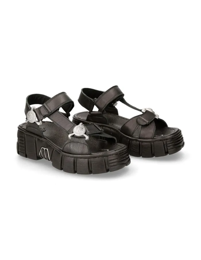 WomenMen Black Tower MBios130C1 New Rock Sandals
