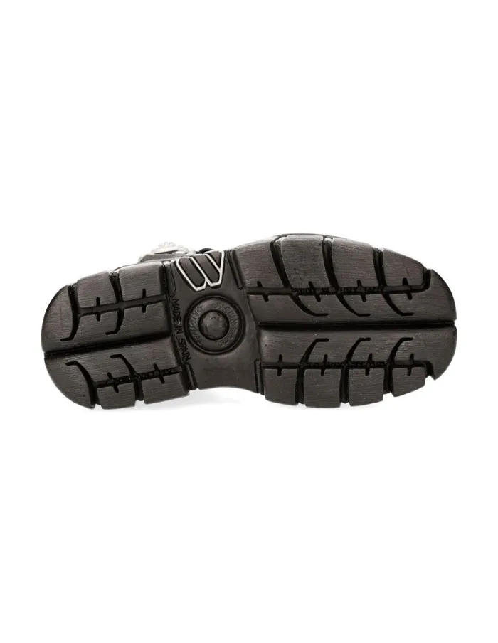 WomenMen Black Tower MBios130C1 New Rock Sandals WomenMen Black Tower MBios130C1 New Rock Sandals