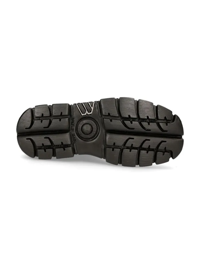 WomenMen Boot Black Tower MWall033C1 New Rock Boots WomenMen Boot Black Tower MWall033C1 New Rock Boots