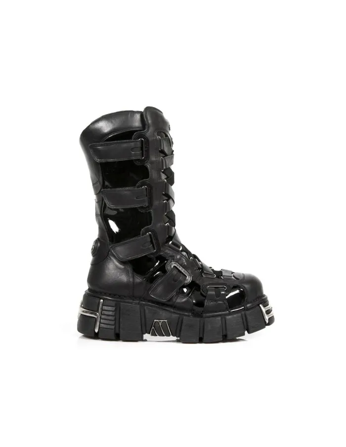 WomenMen Boot Metallic M189C2 New Rock Boots