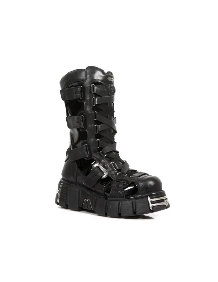 WomenMen Boot Metallic M189C2 New Rock Boots WomenMen Boot Metallic M189C2 New Rock Boots