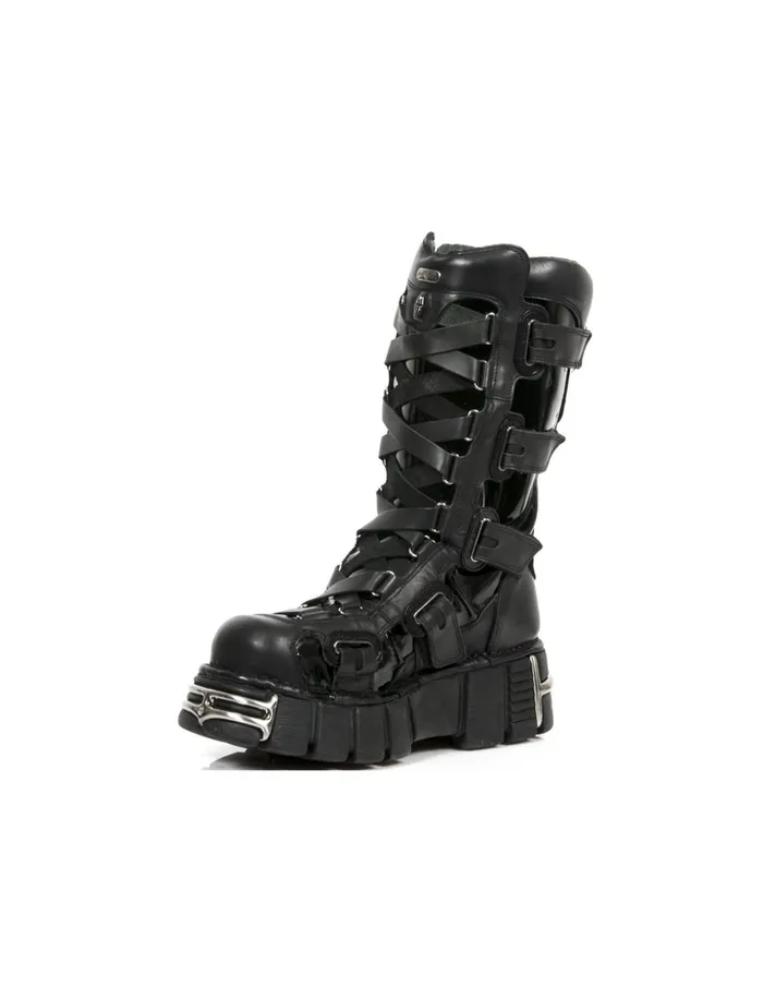 WomenMen Boot Metallic M189C2 New Rock Boots WomenMen Boot Metallic M189C2 New Rock Boots