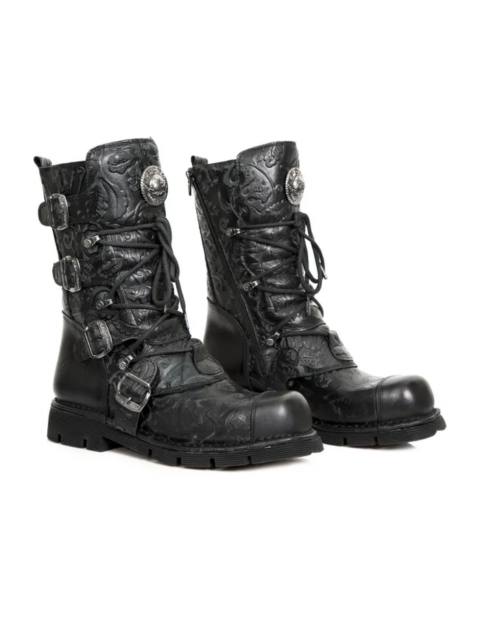 WomenMen Boot Metallic M313C3 New Rock Boots
