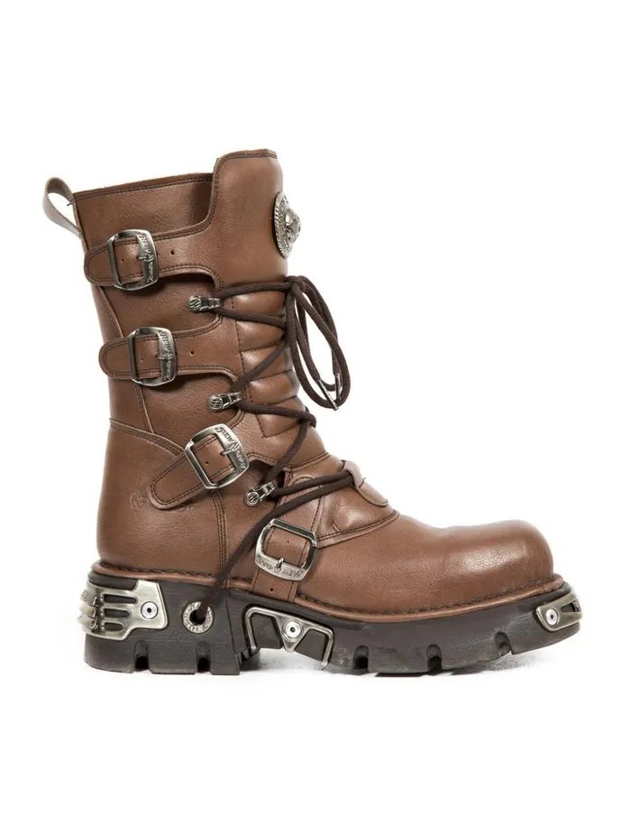 WomenMen Boot Metallic M373V5 New Rock Boots