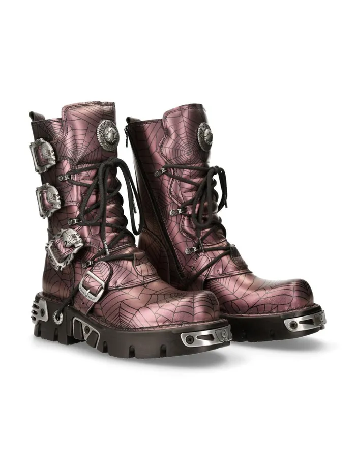 WomenMen Boot Metallic M391C12 New Rock Boots