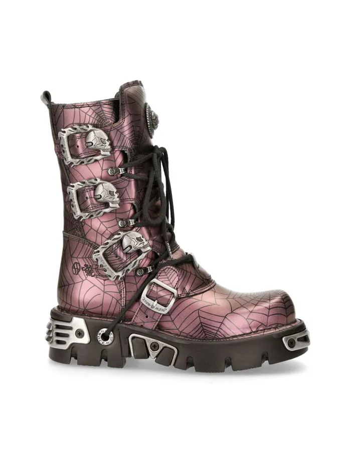 WomenMen Boot Metallic M391C12 New Rock Boots WomenMen Boot Metallic M391C12 New Rock Boots