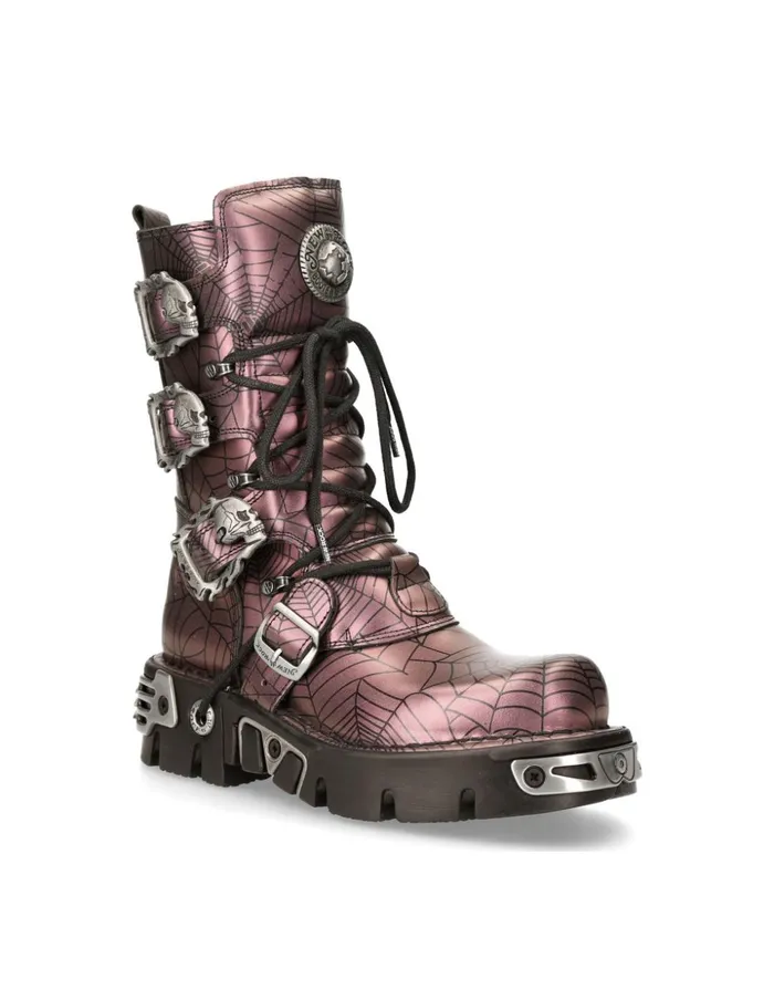 WomenMen Boot Metallic M391C12 New Rock Boots WomenMen Boot Metallic M391C12 New Rock Boots