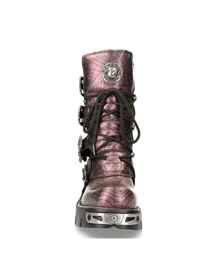 WomenMen Boot Metallic M391C12 New Rock Boots WomenMen Boot Metallic M391C12 New Rock Boots