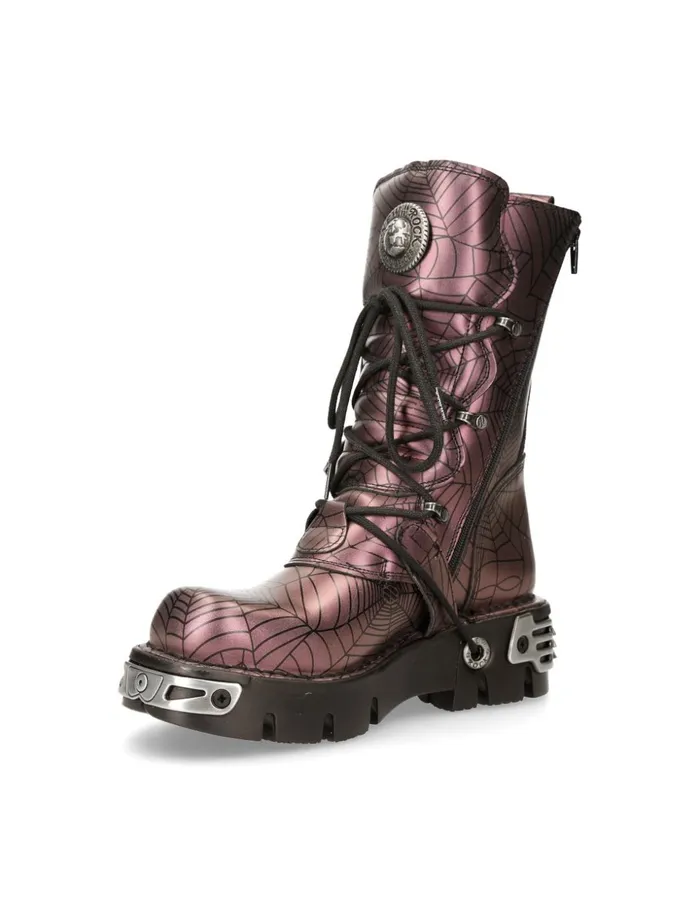 WomenMen Boot Metallic M391C12 New Rock Boots WomenMen Boot Metallic M391C12 New Rock Boots