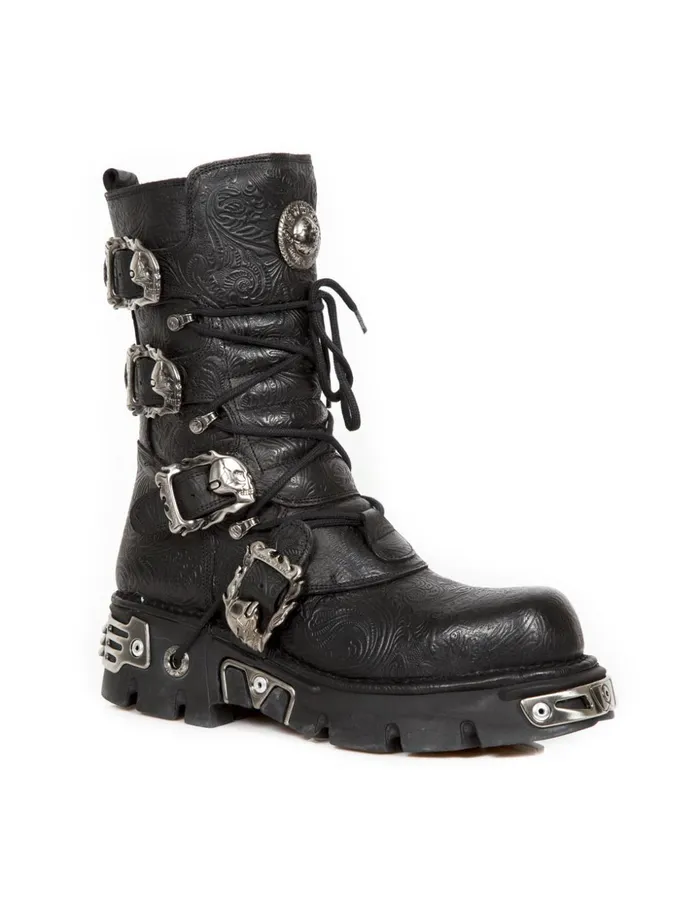 WomenMen Boot Metallic M391C31 New Rock Boots WomenMen Boot Metallic M391C31 New Rock Boots