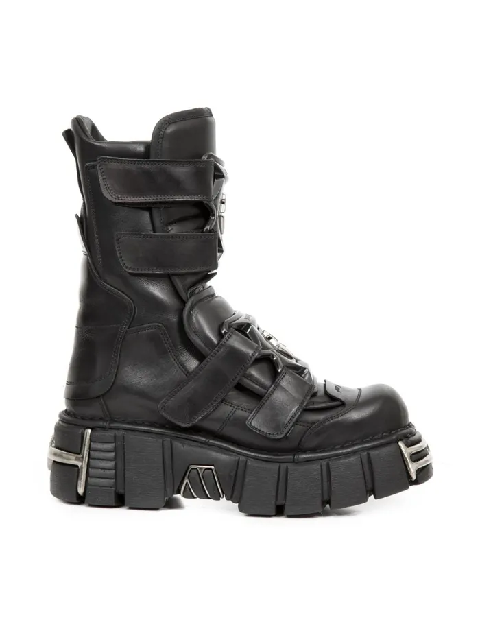WomenMen Boot Metallic M422S1 New Rock Boots